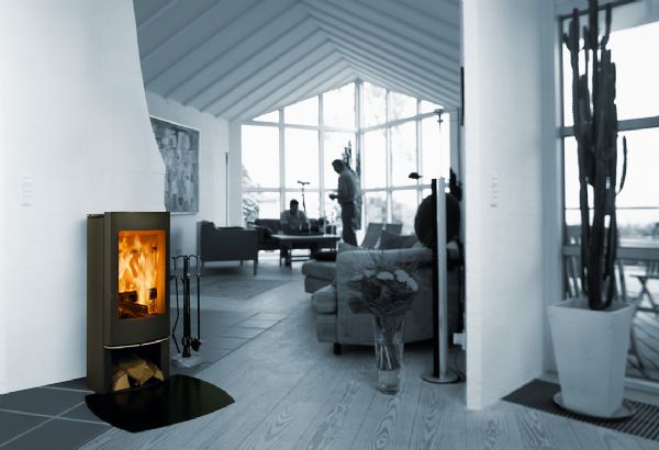 Riley gravity feed pellet stove