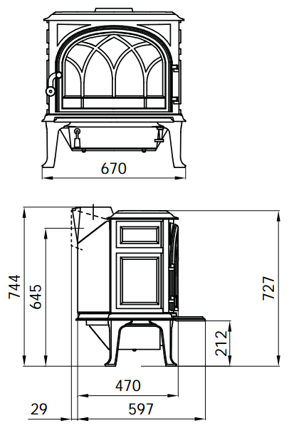 Jotul F400 | R W Knight & Son. A Family Heating Business Since 1974!