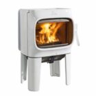 Jotul F105 white enamel on long legs