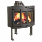 Jotul I400 with harmony bifold doors