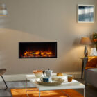 Gazco Skope 85R Inset electric fire with log fuel effect
