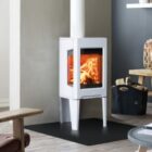 Jotul F163 in white enamel