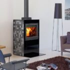 Jotul Cube with lavastone sides