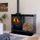 Jotul Cube with log store