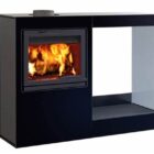 Jotul Cube with log store